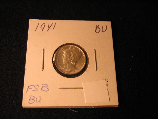 1941 Mercury Dime Obverse